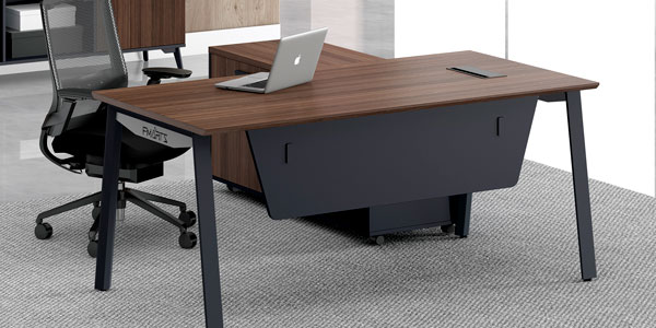 福瑪仕辦公家具|維納系列板式經理桌書柜組合展示視頻