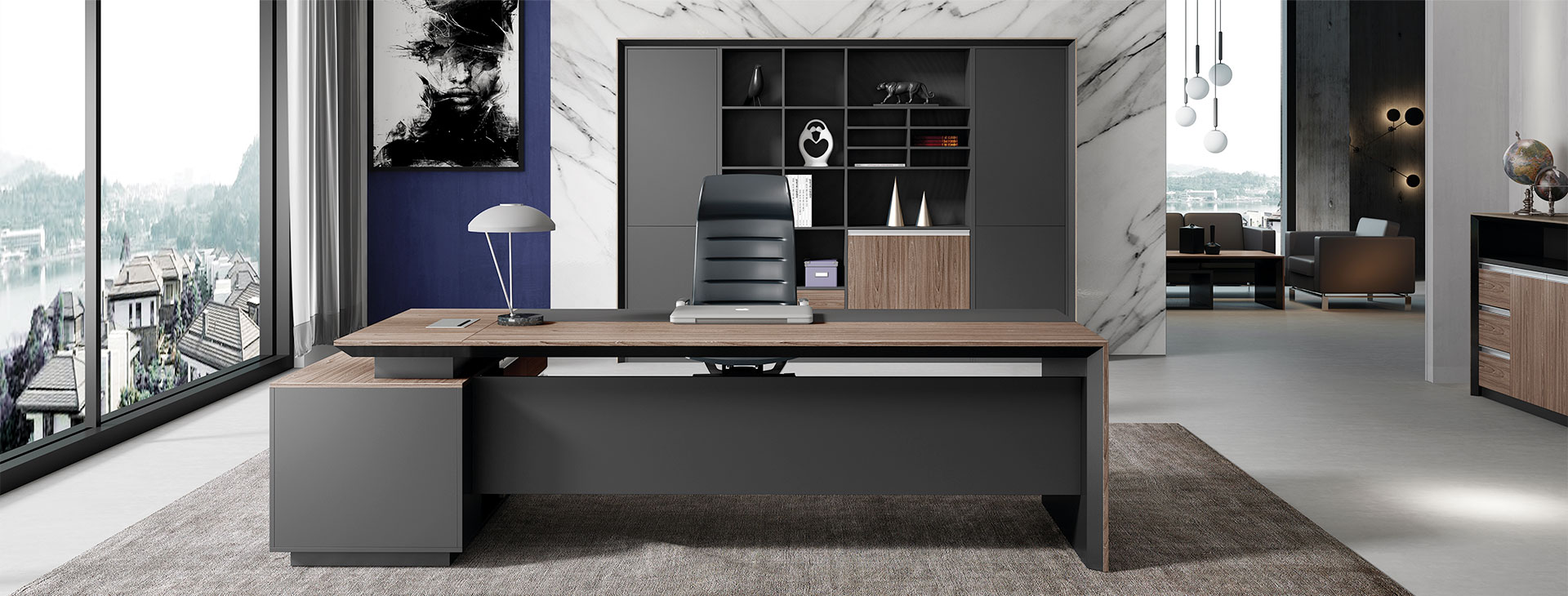 現代板式辦公家具解決方案 現代板式辦公家具解決方案
