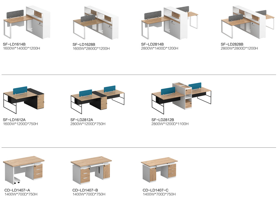 靈動(dòng)職員桌_10